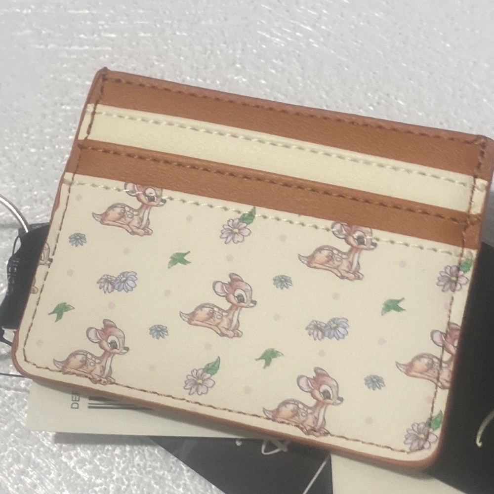 Bambi🦌Disney/Loungefly wallet & ID holder+ Bambi NIB🪩ornament - Picture 5 of 12